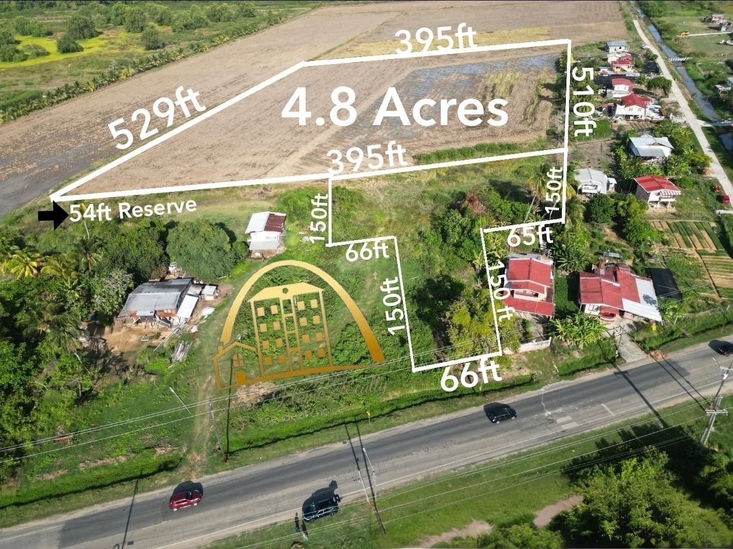 Land For Sale - Prime Berbice Opportunity - No. 10 Village