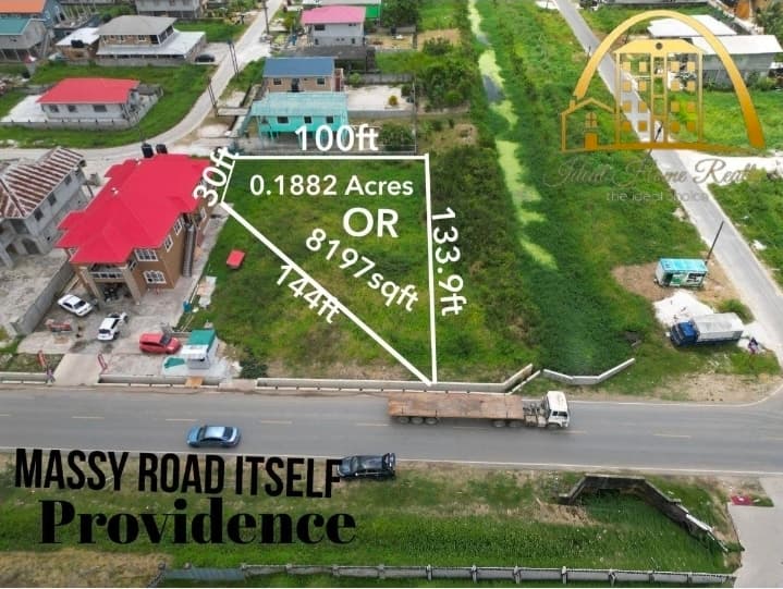 Land For Sale - Providence Massy Road - Prime Residential Lot