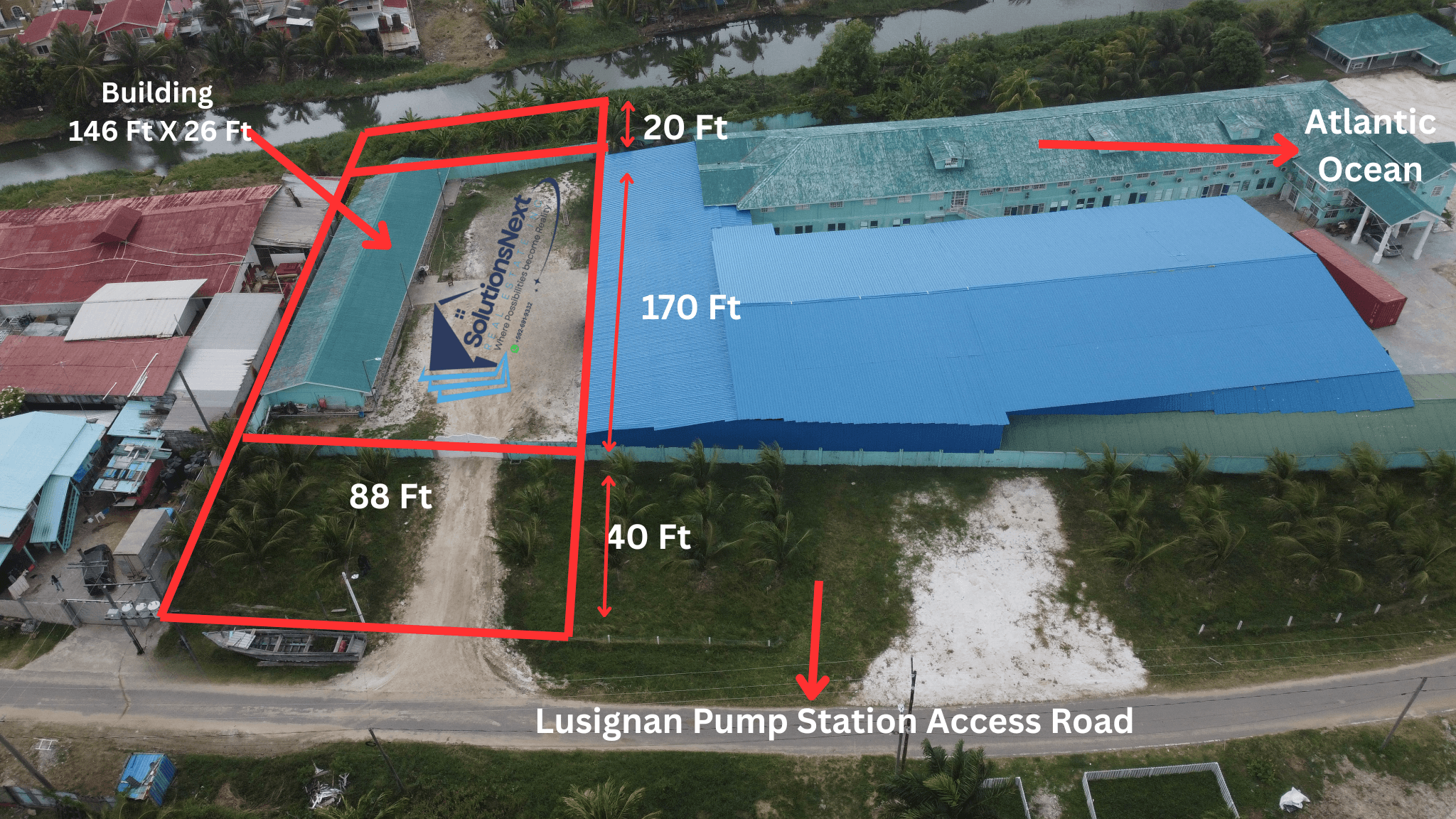 Secure and Versatile Commercial Site in East Coast Demerara
