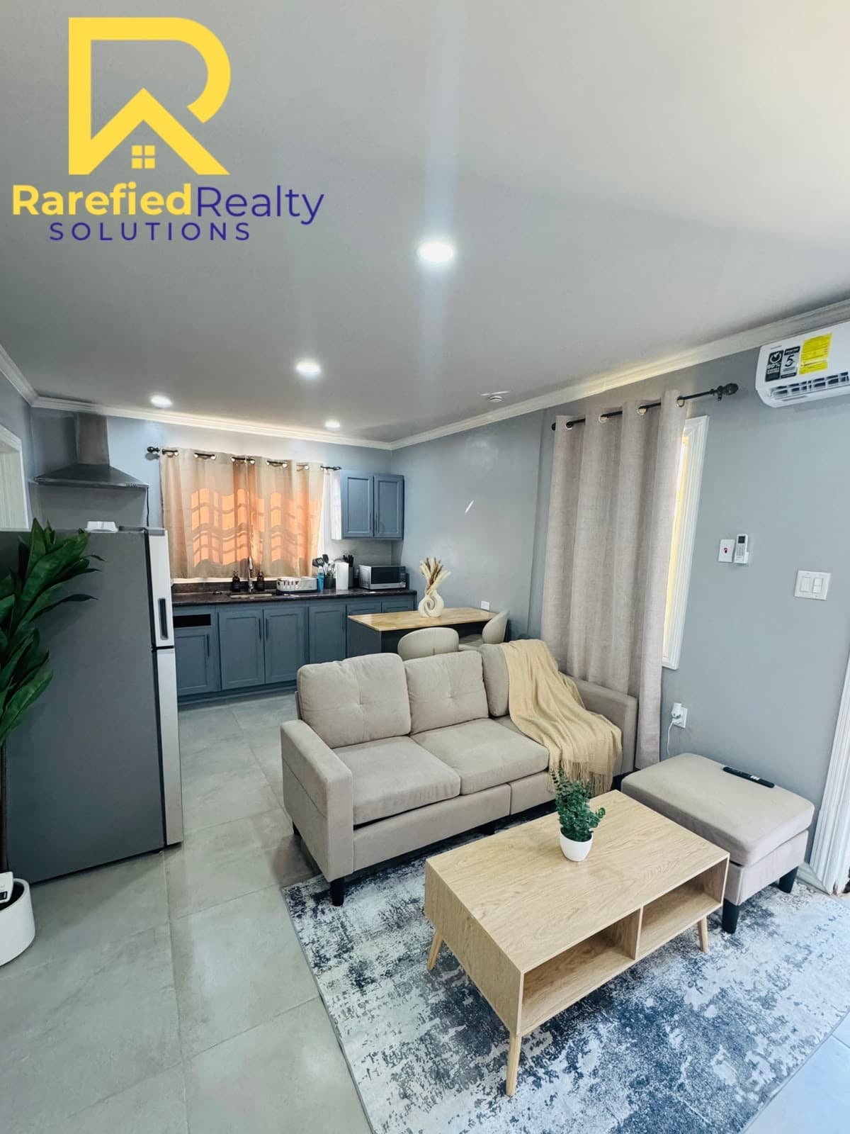 Fully Furnished 1-Bedroom Apartment with AC in South Ruimveldt