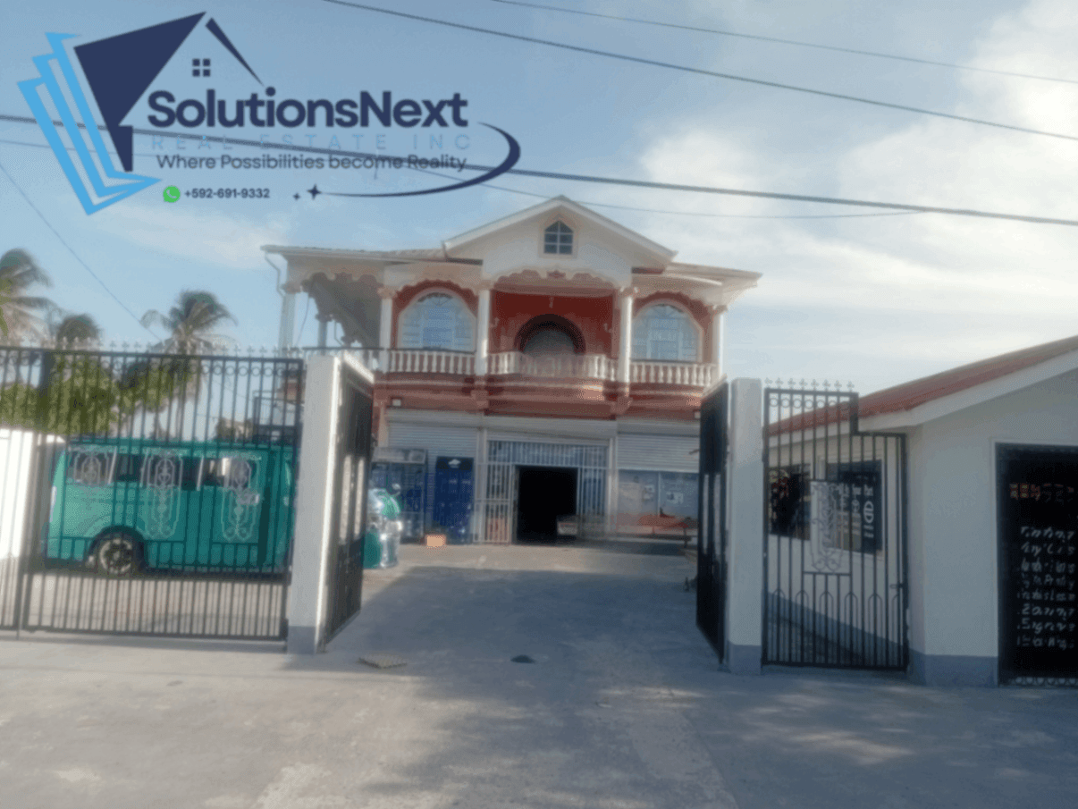 FOR SALE -2 Story Commercial + Residential Property New Road, Vreed En Hoop. Public Road